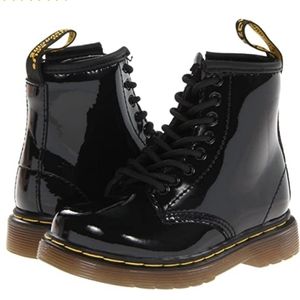 Dr Martens Kid Leather Lace Up Boots